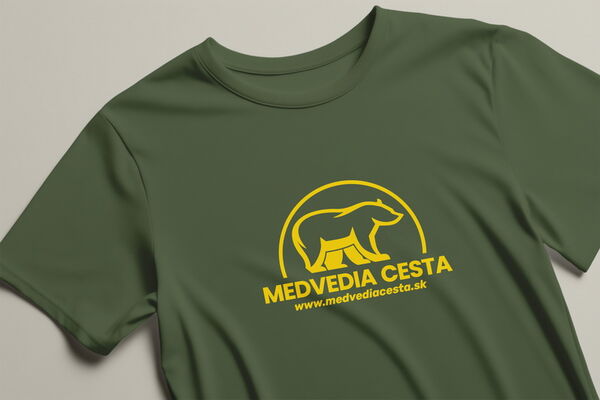 Tričko Medvedia cesta - Forest guide
